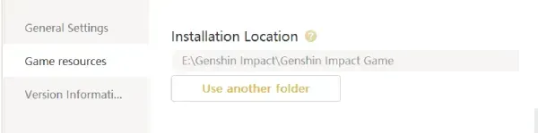 Klik Use Another Folder
